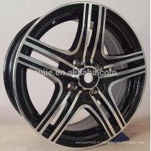 Vente chaude 15inch voiture alliage roue 5 * 114.3